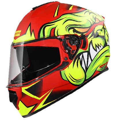Studds Drifter D1 Decor- Matt Red N5 (L)