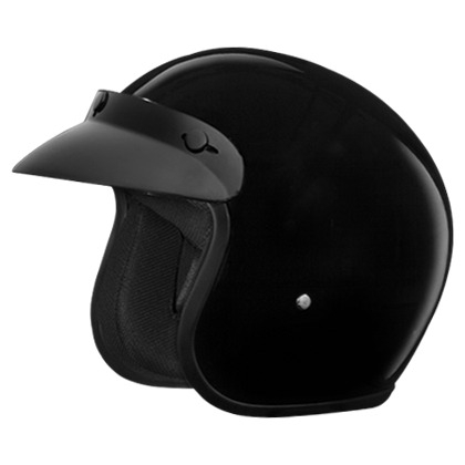 Studds Jetstar Classic Plain - Black (L)