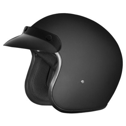 Studds Jetstar Classic Plain - Matt Black