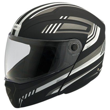 Studds Ninja Elite Super D1 Decor Matt Black N4 (L)