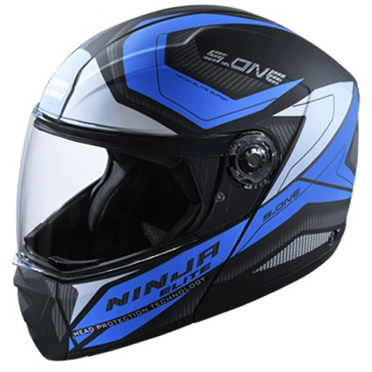 Studds Ninja Elite Super D4 Decor Matt Black N1 (L)