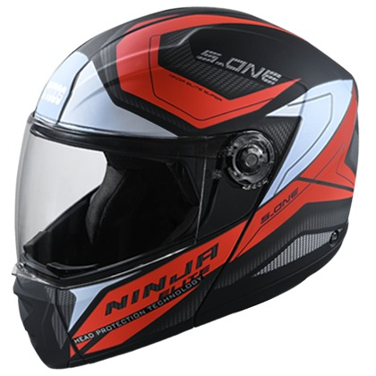 Studds Ninja Elite Super D4 Decor Matt Black N2 (L)