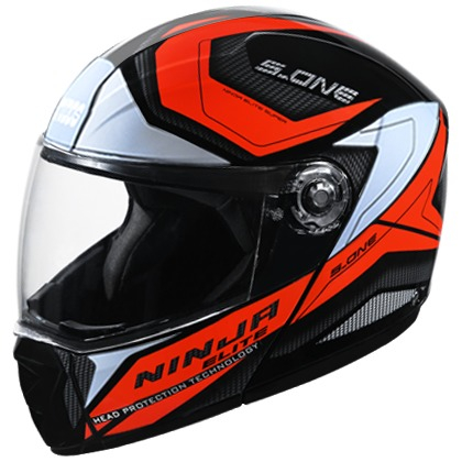 Studds Ninja Elite Super D4 Decor Black N2 (L)