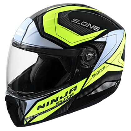 Studds Ninja Elite Super D4 Decor Black N5 (L)