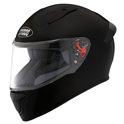 Studds Thunder Black With Spoiler (L)