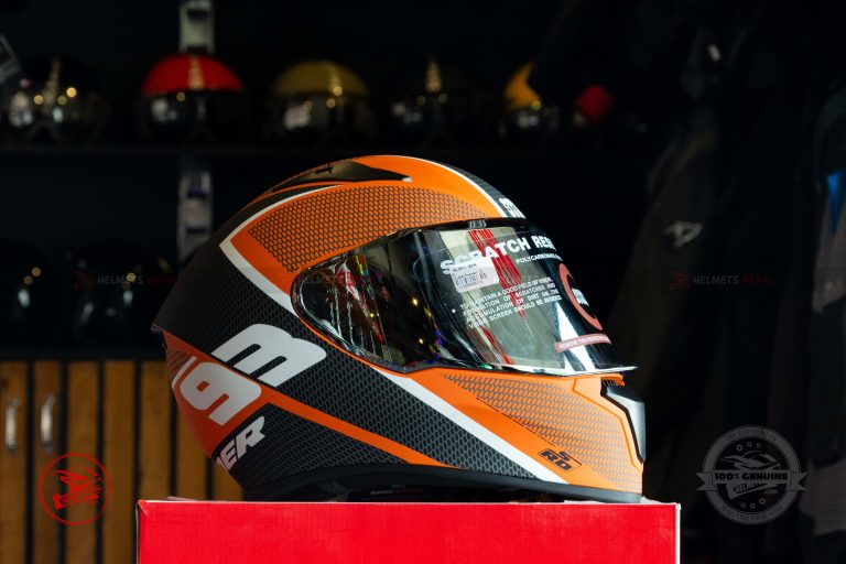 Studds Thunder D3 Matt Orange N6 (L)