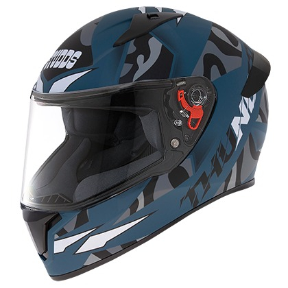 Studds Thunder D7 Decor With Spoiler - Matt Turquoise N4 (L)