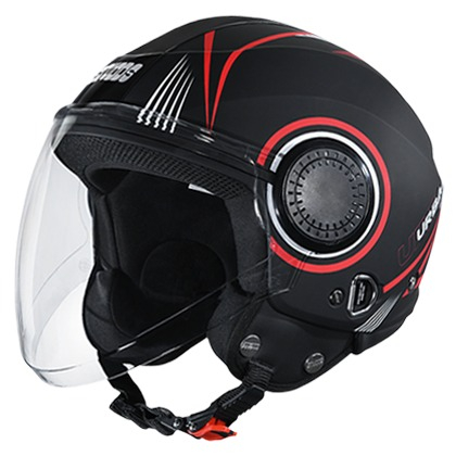 Studds Urban Super D1 Decor - Matt Black N2 (L)