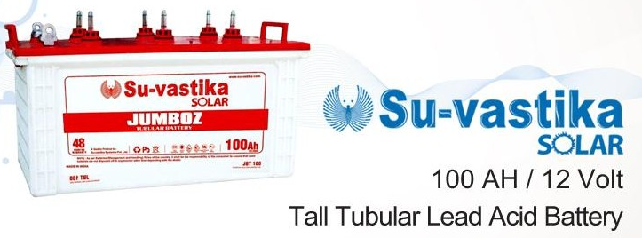 Su-vastika 100ah - Tubular Battery