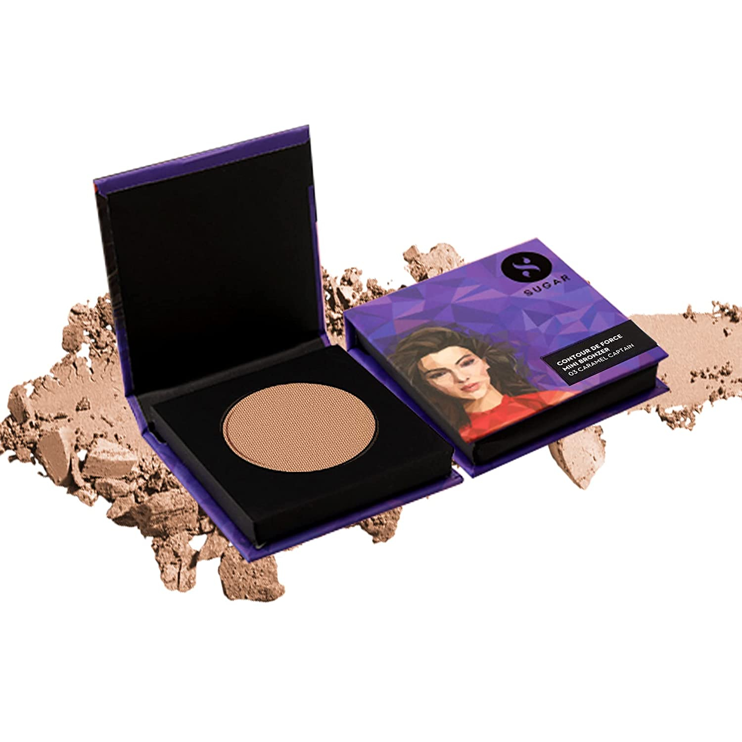 SUGAR Contour De Force Mini Bronzer - 03 Caramel Captain