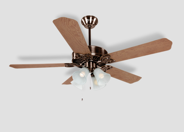 Orient Subaris 52-inch Under Light Ceiling Fan (Antique Copper)