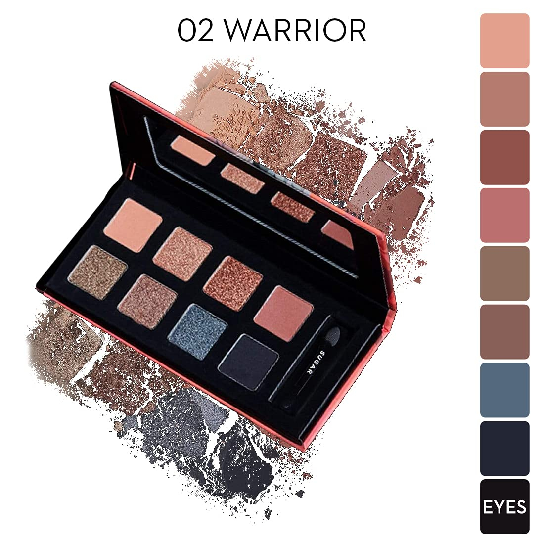 SUGAR Cosmetics - Blend The Rules - Eyeshadow 02 Warrior  Palette