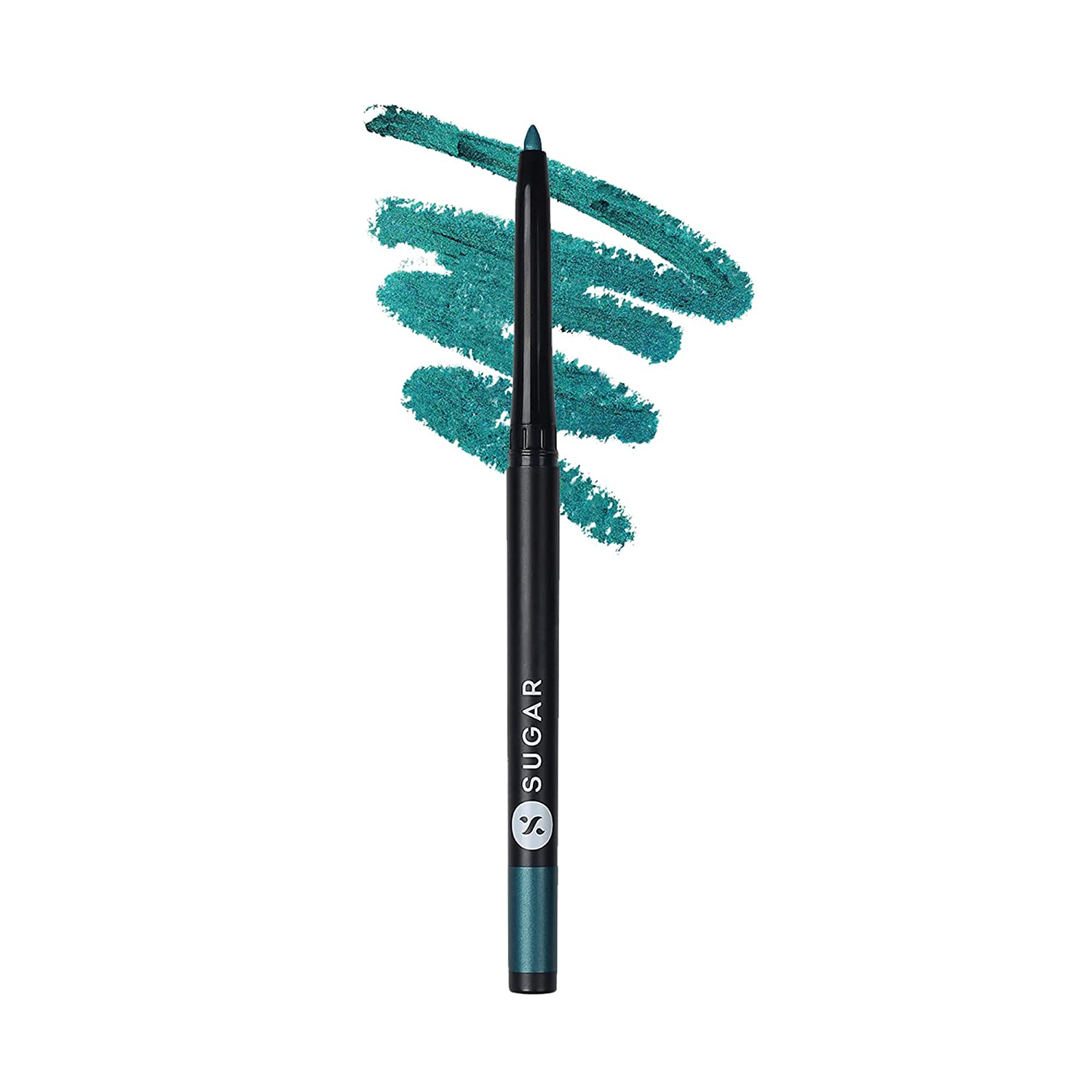 SUGAR Cosmetics - Kohl Of Honour - Intense Kajal - 03 Aqua Lung (Blue Kajal) - Ultra Creamy Texture, Smudge Proof, Water Proof Kajal, Long Lasting Eye Pencil, Lasts Up to 12 hours