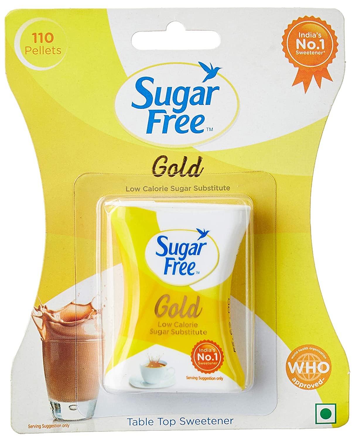 Sugar Free Gold Sweetener For Calorie Concious 110 Pallets