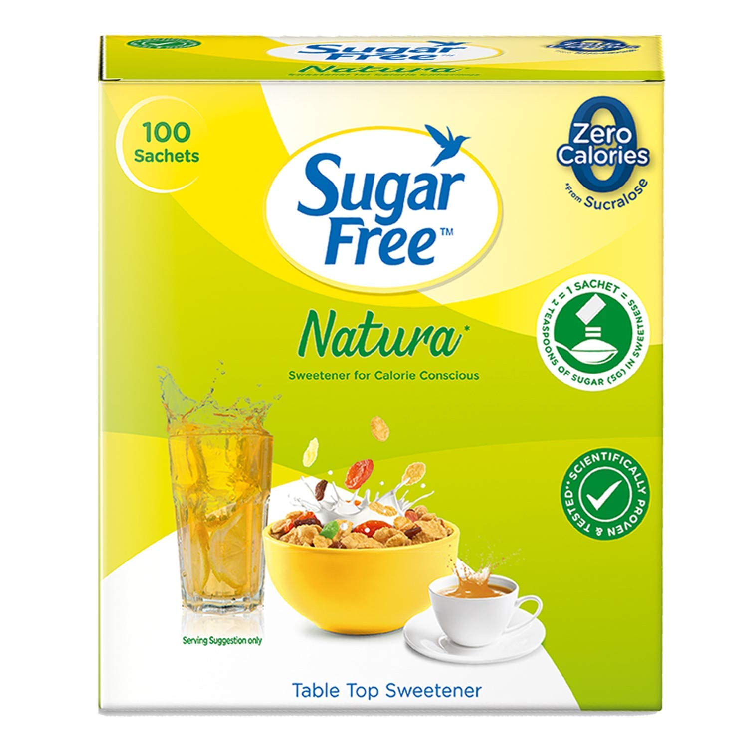 Sugar Free Natura Sweetener For Fitness Conscious 75g