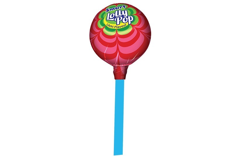 Sujal Smart Lollypop Litchi 10gm X 100pcs X 6jar