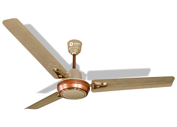 Orient Summer Pride 48-Inch Fan 3 Blade Ceiling Fan (Golden Beige)