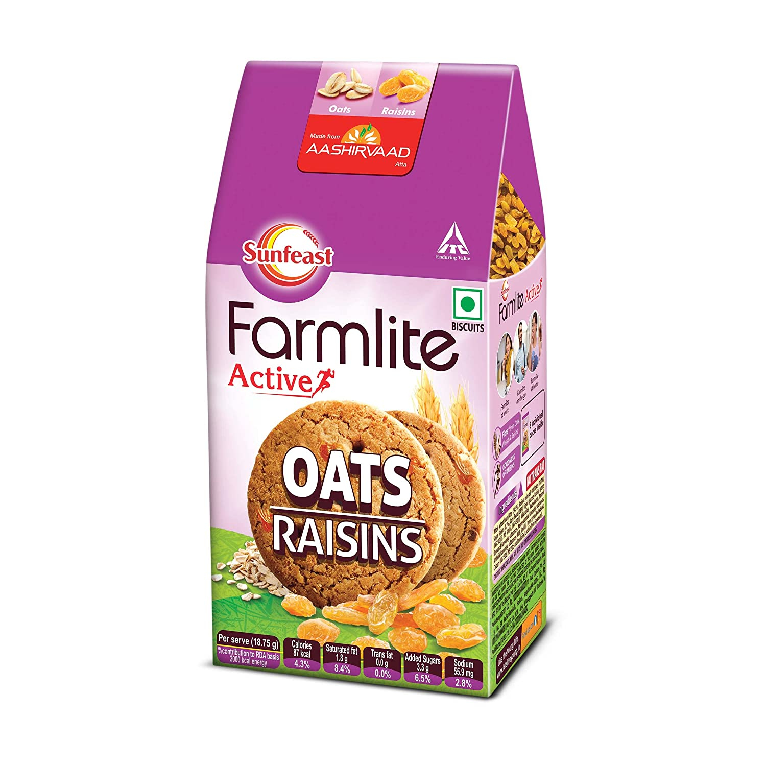 Sunfeast Farmlite Active Oats Raisins 150gm