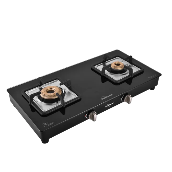 Sunflame Aura 2b Bk Ai Gas Stove - Lpg Gas Stove Series