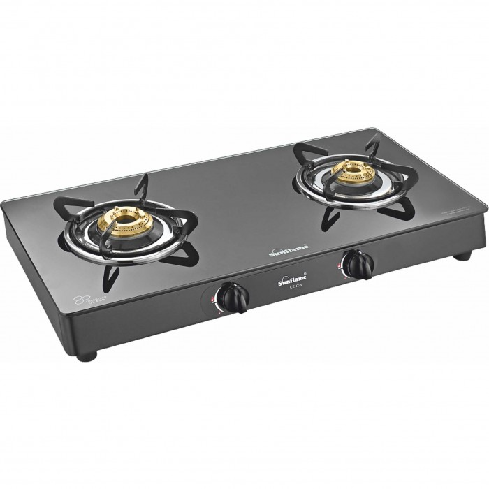 Sunflame GT 2B CENTA BK AI Gas Stove - Lpg Gas Stove Series