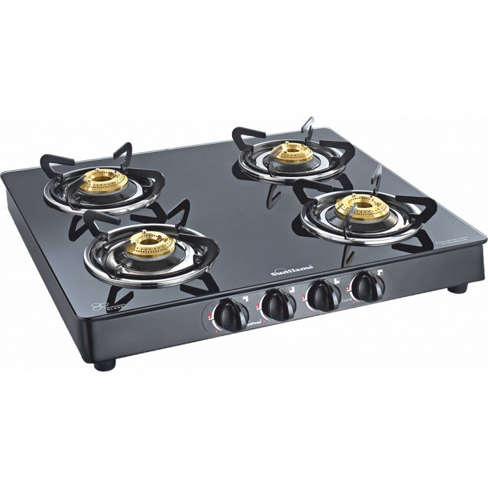 Sunflame GT 4B CENTA BK AI Gas Stove - Lpg Gas Stove Series