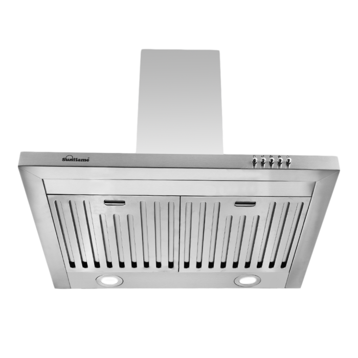Sunflame VENZA PLUS 60 BK BF 24" Chimney - Chimney Premium Series