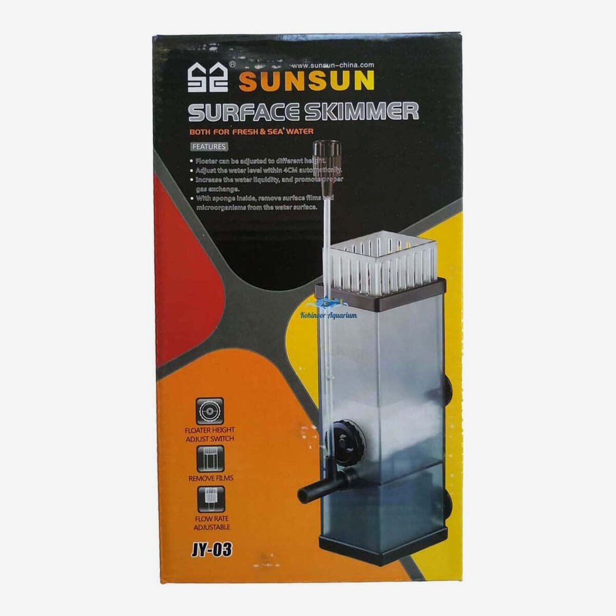SUNSUN 5 Watt Aquarium Surface Skimmer For Planted Fish Tank JY-03