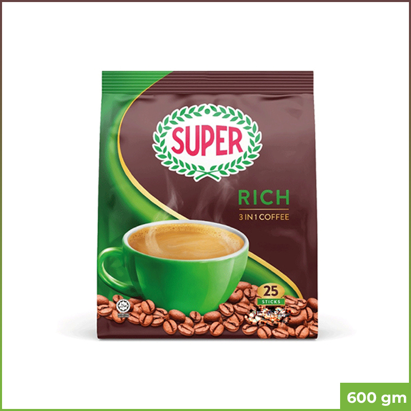Super Coffee 3in1 Rich 600gm