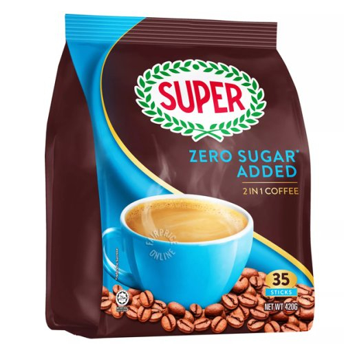 Super Coffee Zero Sugar Added 2 in 1 35's