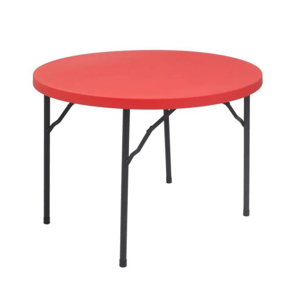 Supreme Disc Blow Molded Round Table (Red)