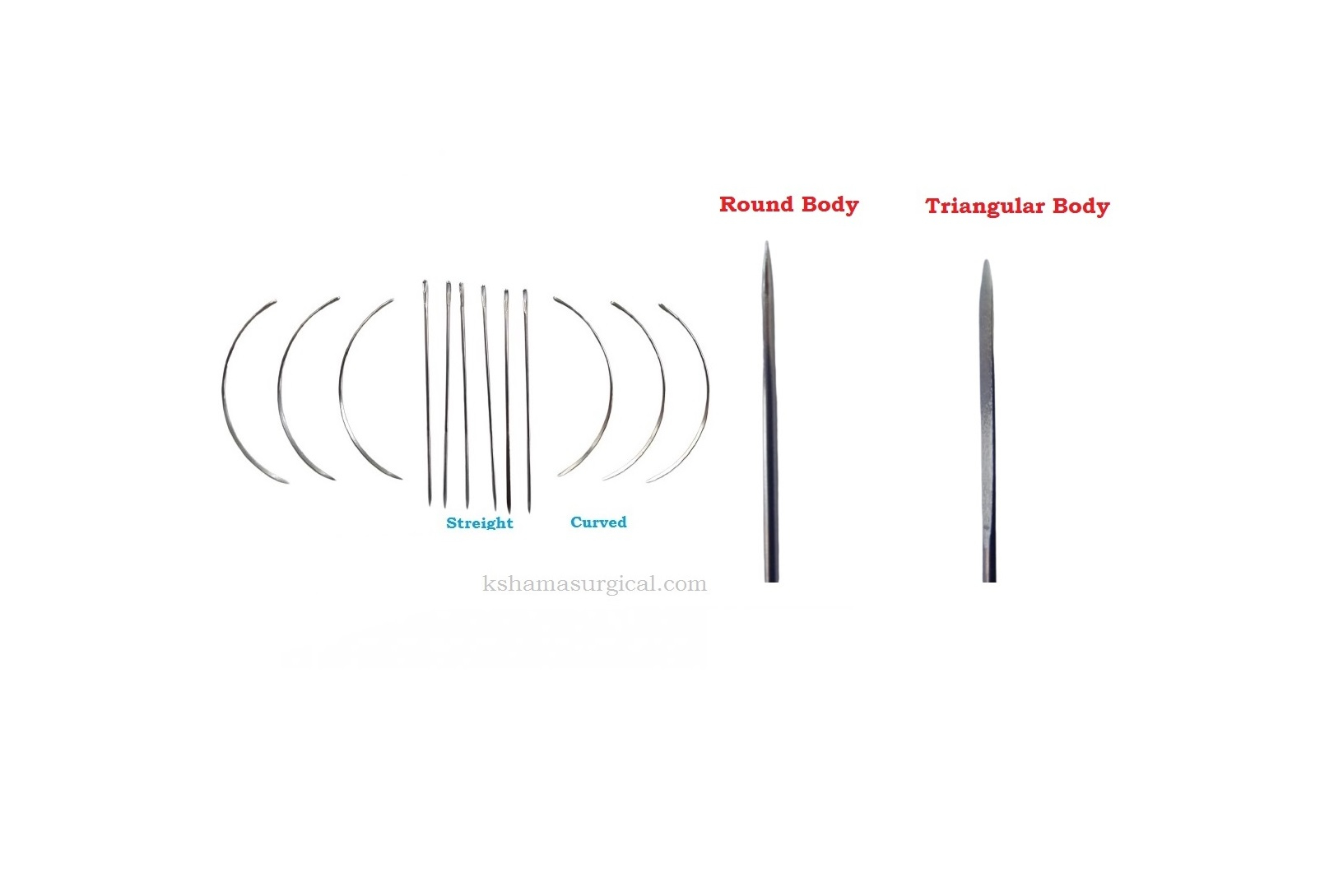Suture Needle A Straight Type 6 Cm