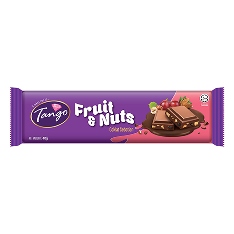 Tango Fruit & Nuts Chocolate 40gm 