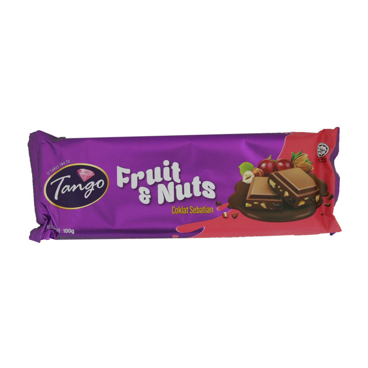 Tango Fruits & Nuts Chocolate 100gm