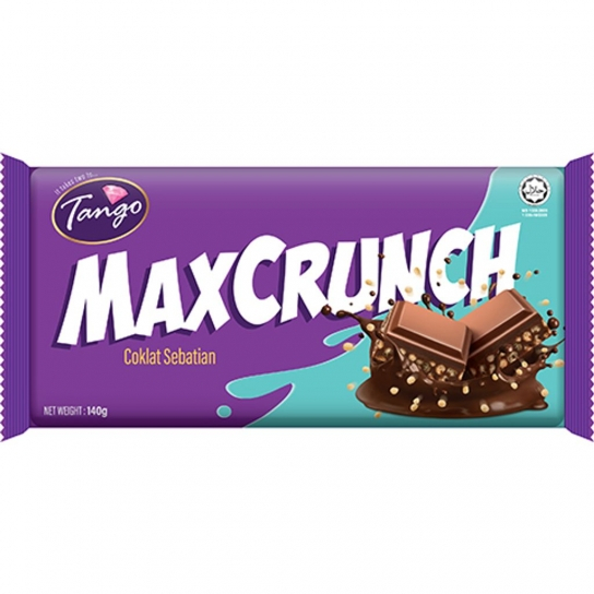 Tango Max Crunch Milk Chocolate Bar Rice Cereal 140gm