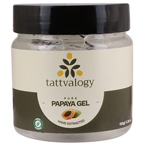 Tattvalogy Papaya Gel - For Glowing Skin, Reduce Pigmentation, Reduce Tanning, 150 g