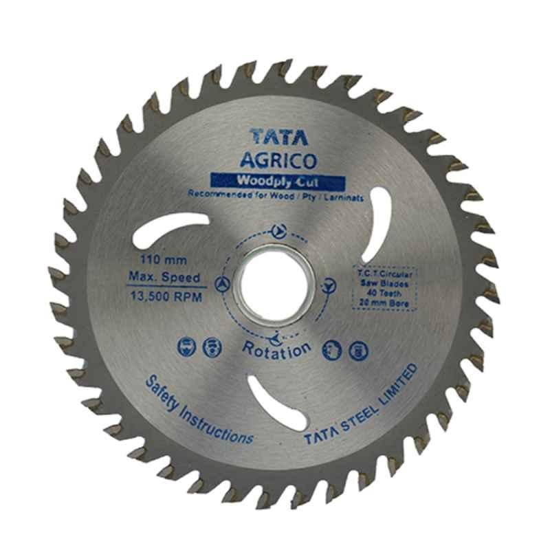 Tata Agrico TCN440 Tct Blade 60 Teeth 7 Inch 110x1.9x60Tx 20/16mm
