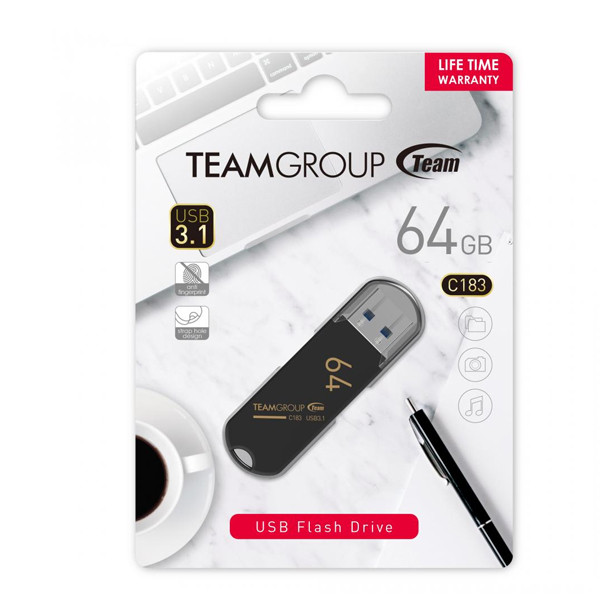 TeamGroup C183 - 64gb Pendrive - USB 3.2 Pendrive, Flashdrive