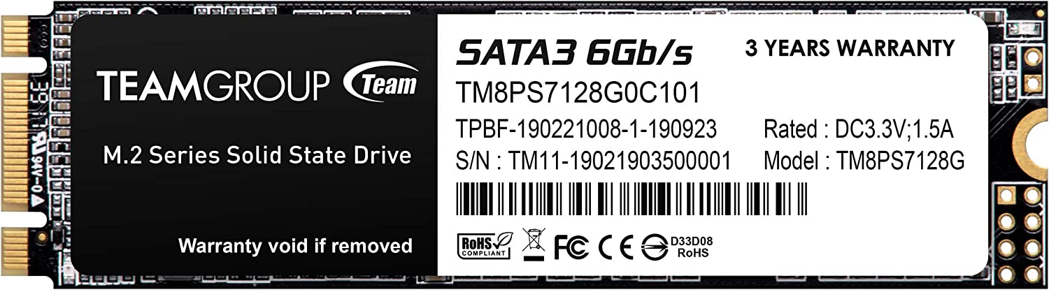 TeamGroup- 128gb MS30 M.2 - SSD Internal 2280