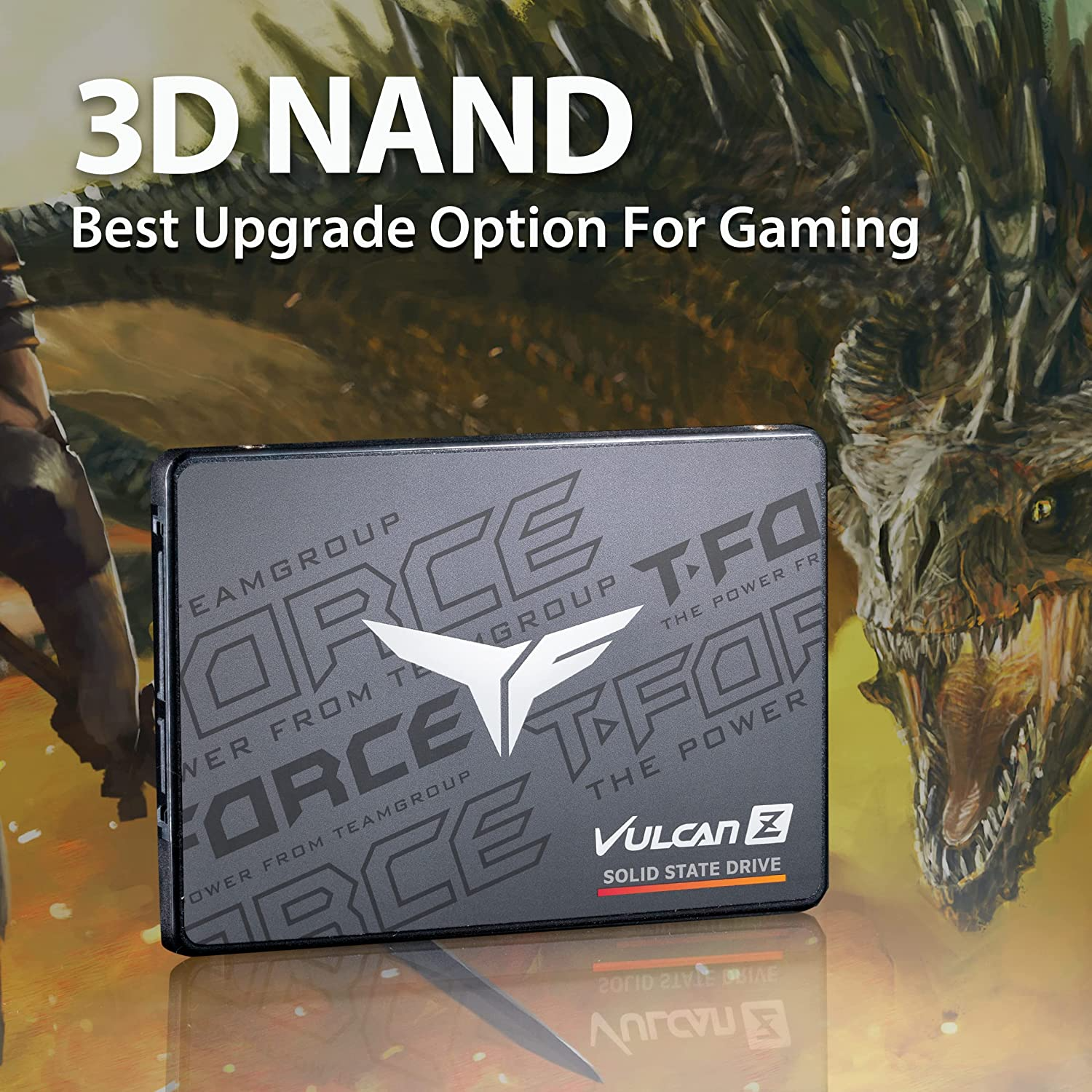 T-Force Vulcan - 512Gb Vulcan 2.5" SSD Drive Internal - Gaming Series SSD Internal SATA
