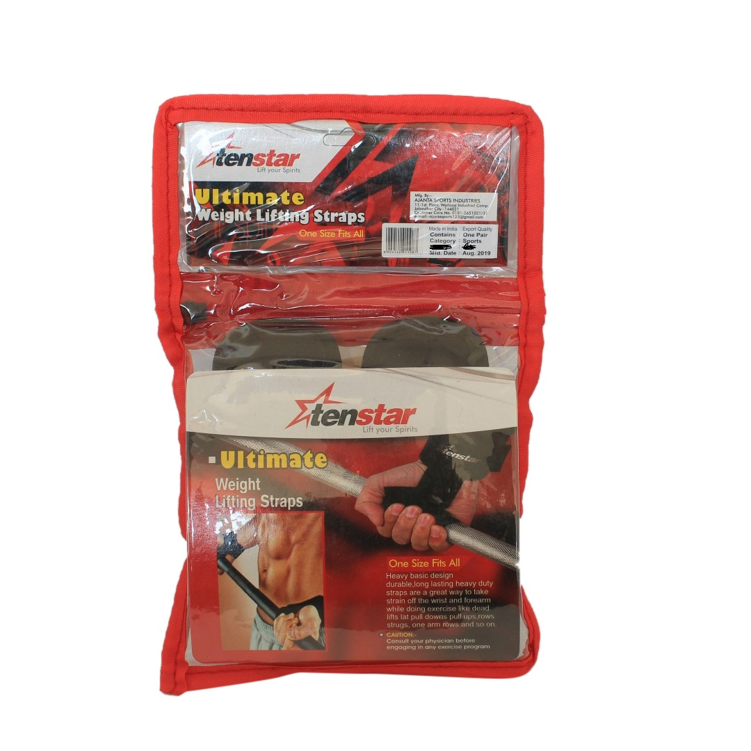 Tenstar Ultimate Wrist Support With Weight Lifting Straps One Size Fits All
