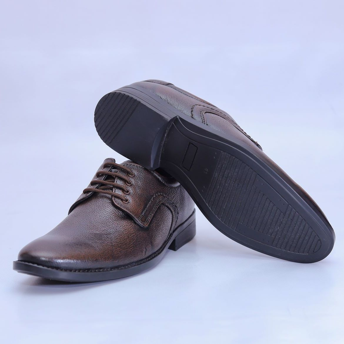  NECO Textured formal Genuine Leather Shoes For Men's ( 9504 )