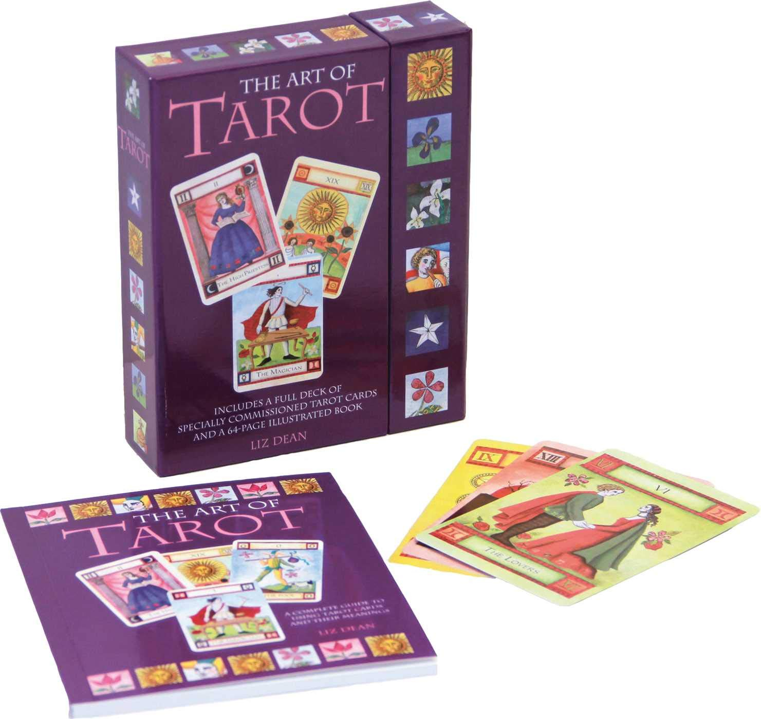 The Art of Tarot - Box Set -INC 78 Tarot cards +64 page Booklet by Liz Dean 