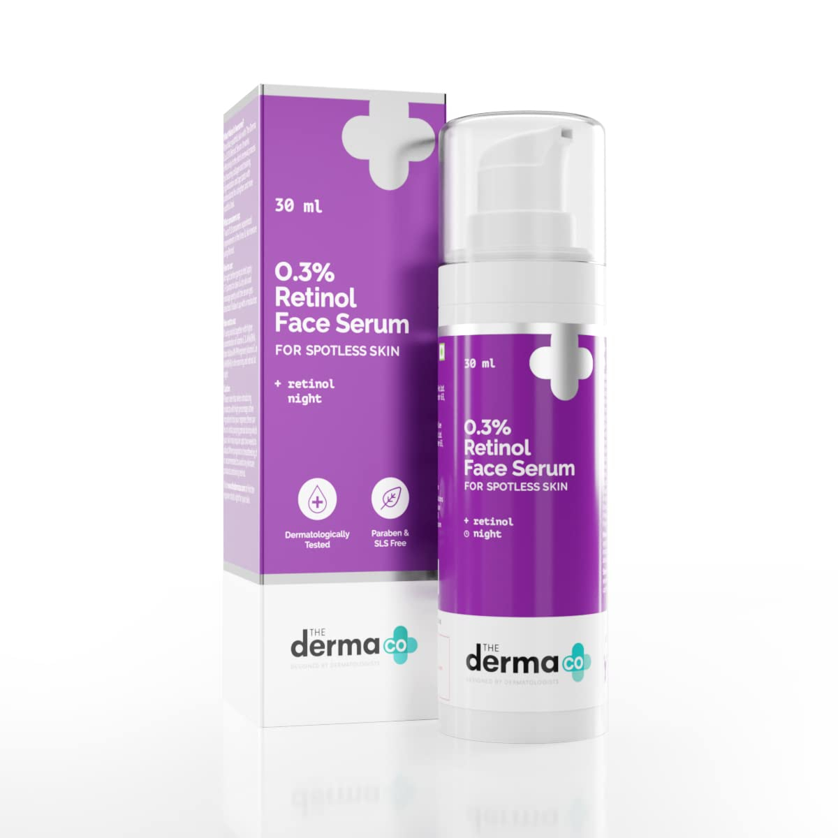The Derma Co 0.3% Retinol Face Serum for Younger-Looking & Spotless Skin - 30 ml(dermaco)