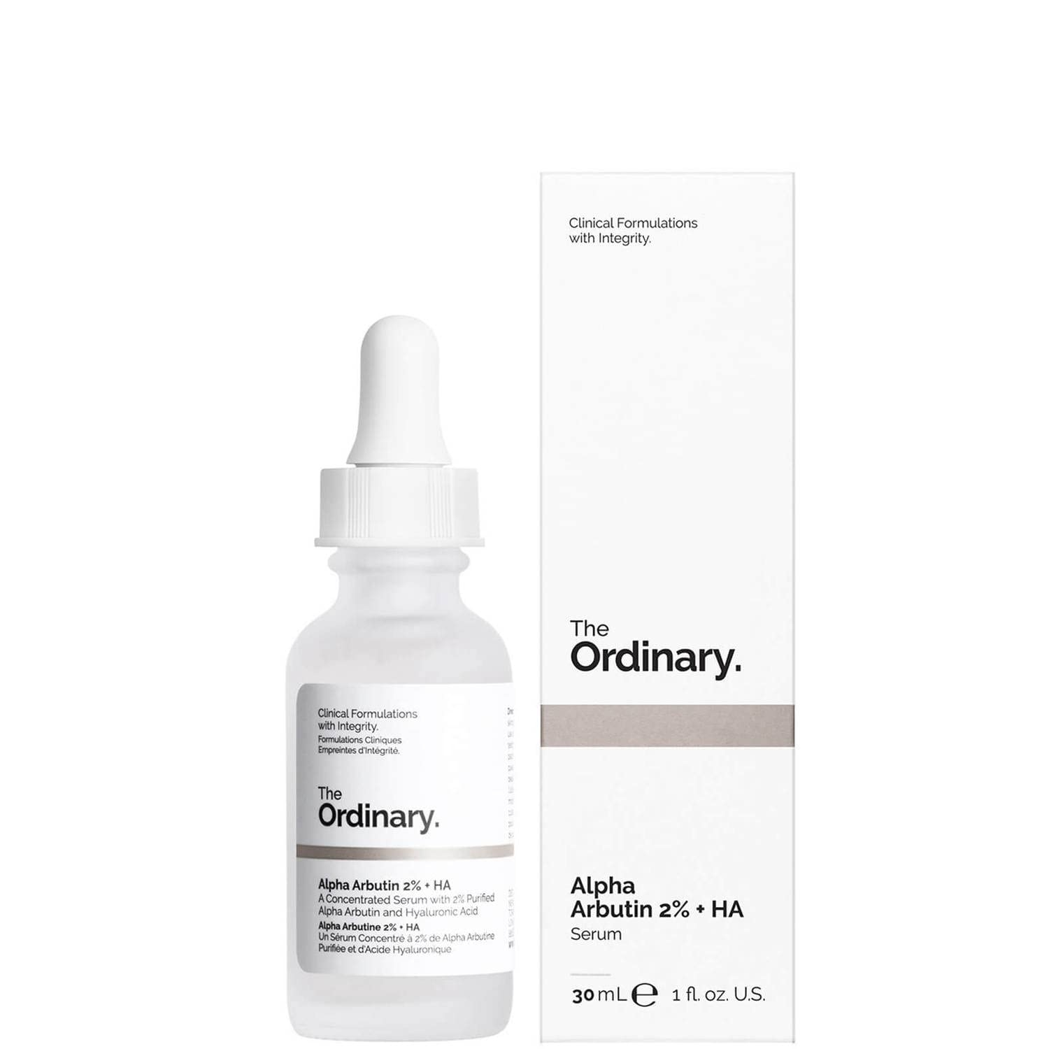 The Ordinary Alpha Arbutin 2% And Hyaluronic Acid Stain Resistant Serum (30ml)
