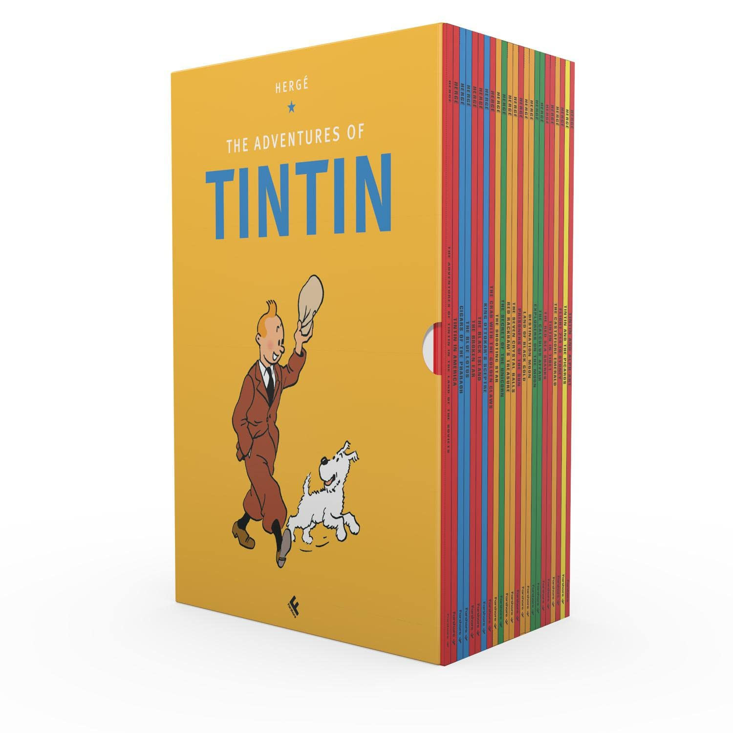 Tintin Paperback Boxed Set by Hergé