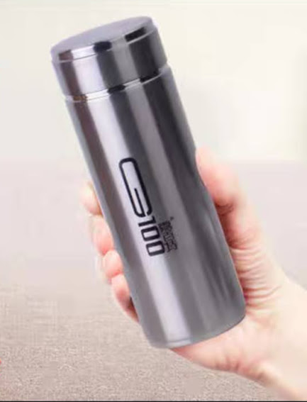 Laughing Buddha - G100 Stainless Steel Thermos with Tea Infuser 450ml