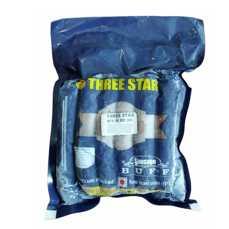 Three Star Buff Sausage 400gm
