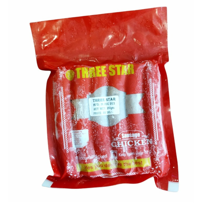 Three Star Chicken Sausage 200gm