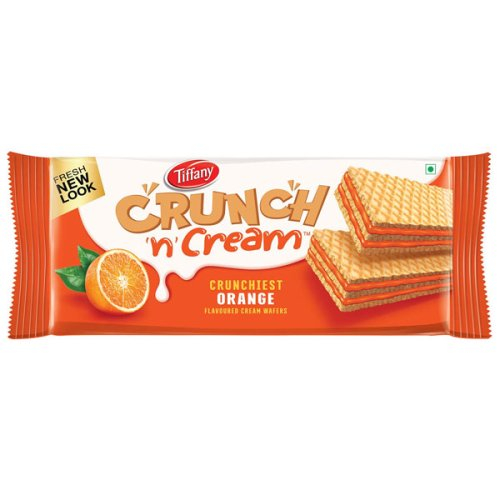 Tiffany Crunch N Cream Orange Flavour Wafer 153g