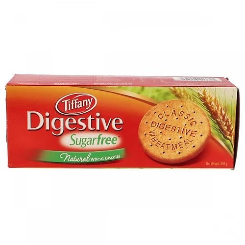 Tiffany Digestive Sugarfree Natural Wheat Biscuits 350g